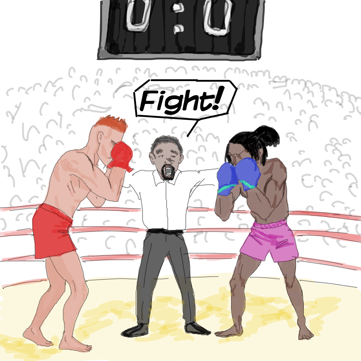  - Online Drawing Game Comic Strip Panel by Scribbledabble