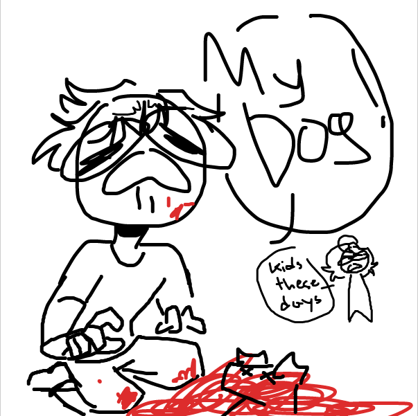 Drawing in you oofed up. by RandomDoodler