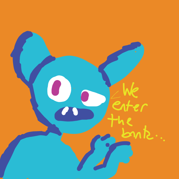 That's it. They just enter the bank - Online Drawing Game Comic Strip Panel by Rev