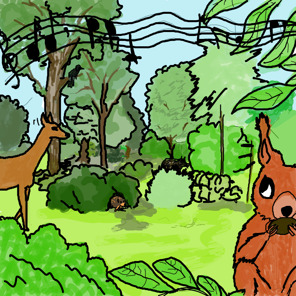 Drawing in 0 by Scribbledabble