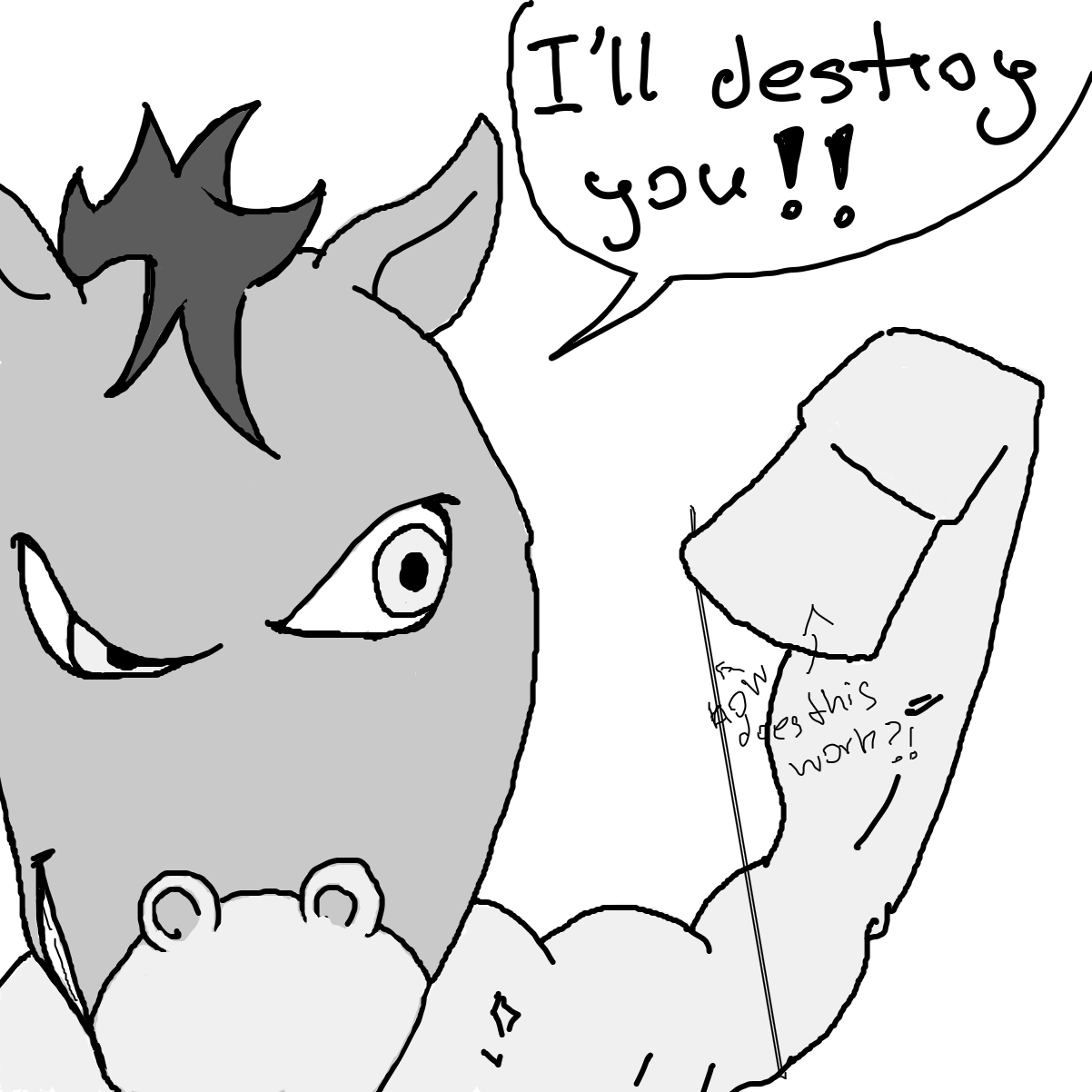  - Online Drawing Game Comic Strip Panel by Scribbledabble