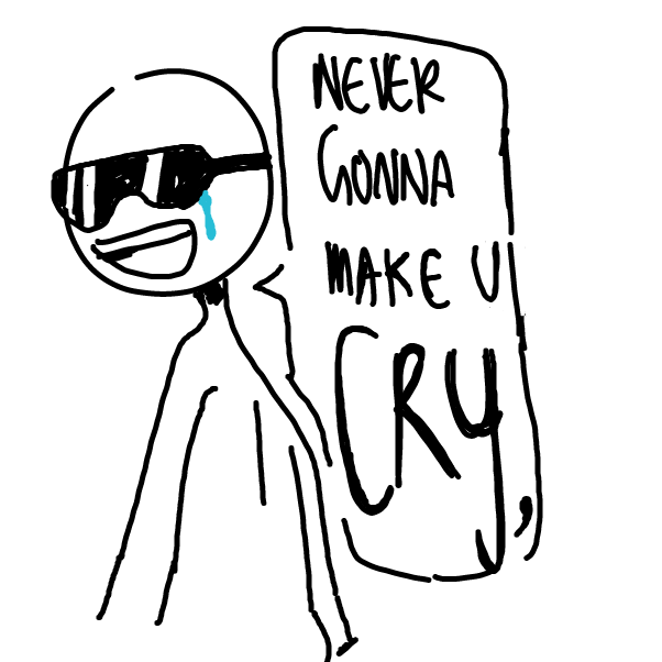 Drawing in finish the lyrics 3 by gameoverdude