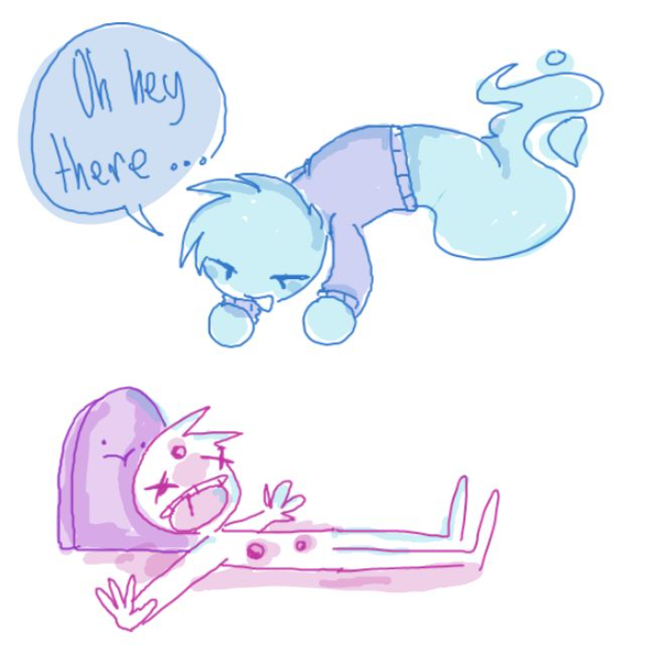 Drawing in a ghost finds a body by gameoverdude