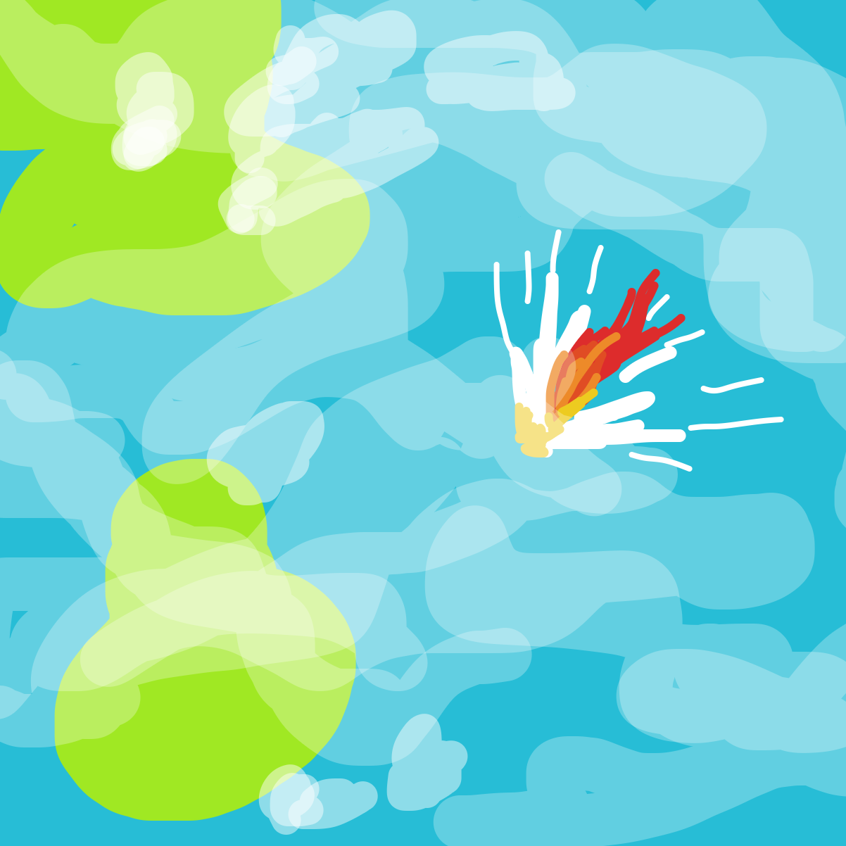 Entering earths athmosphere.  - Online Drawing Game Comic Strip Panel by Scribbledabble