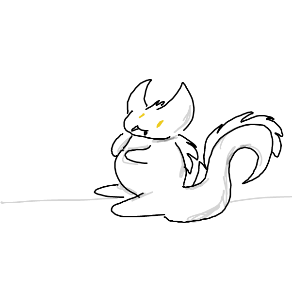 Drawing in The Cave Monster by popitycorn