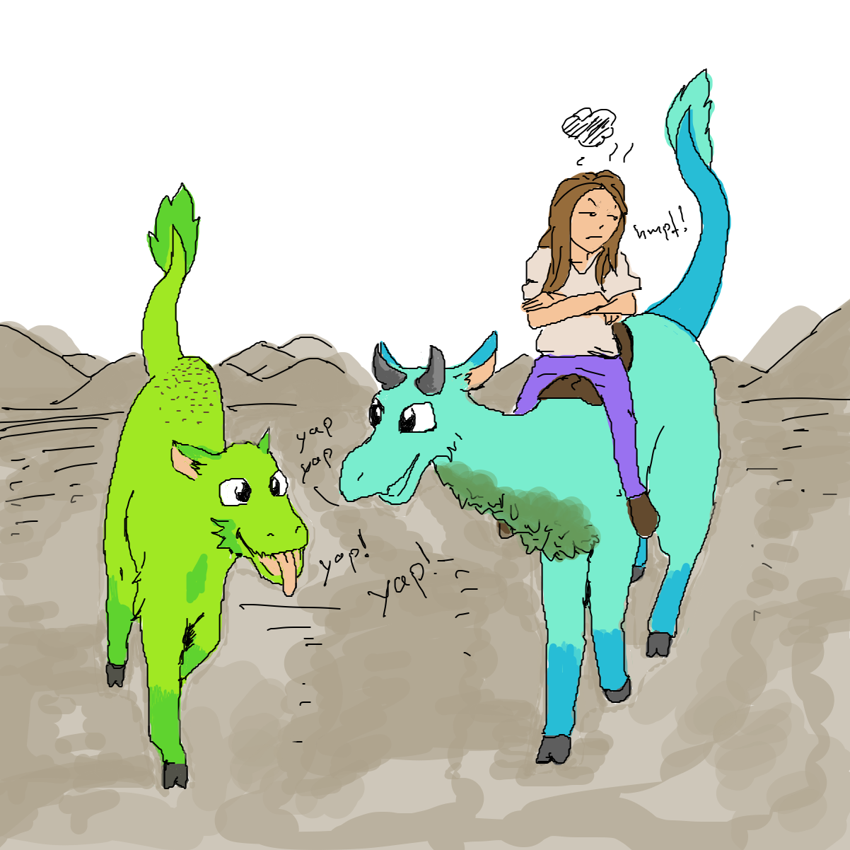 Drawing in aaa by Scribbledabble