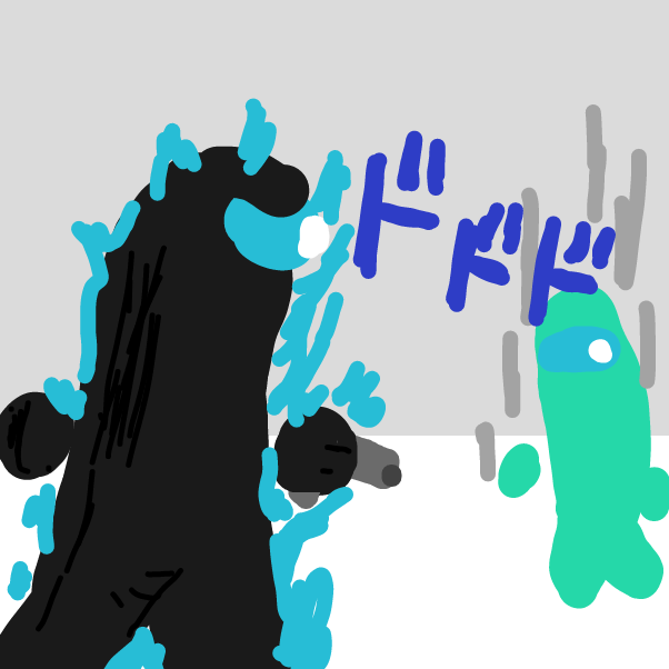 Drawing in Among US Part two by Mr. Mint