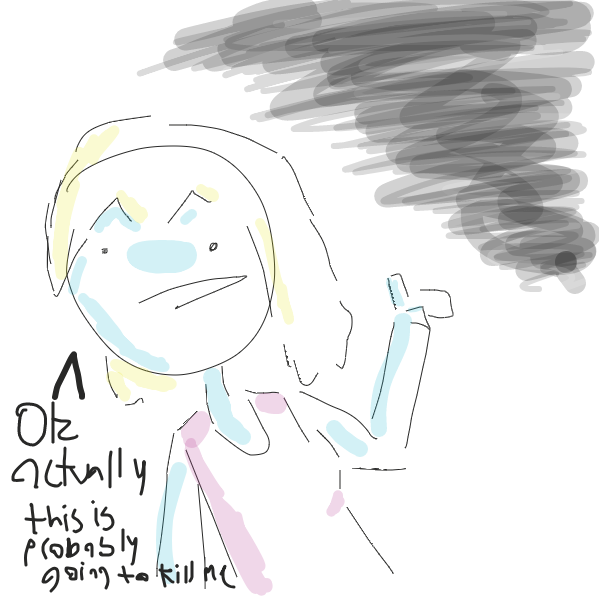 Drawing in Tornado by Rev