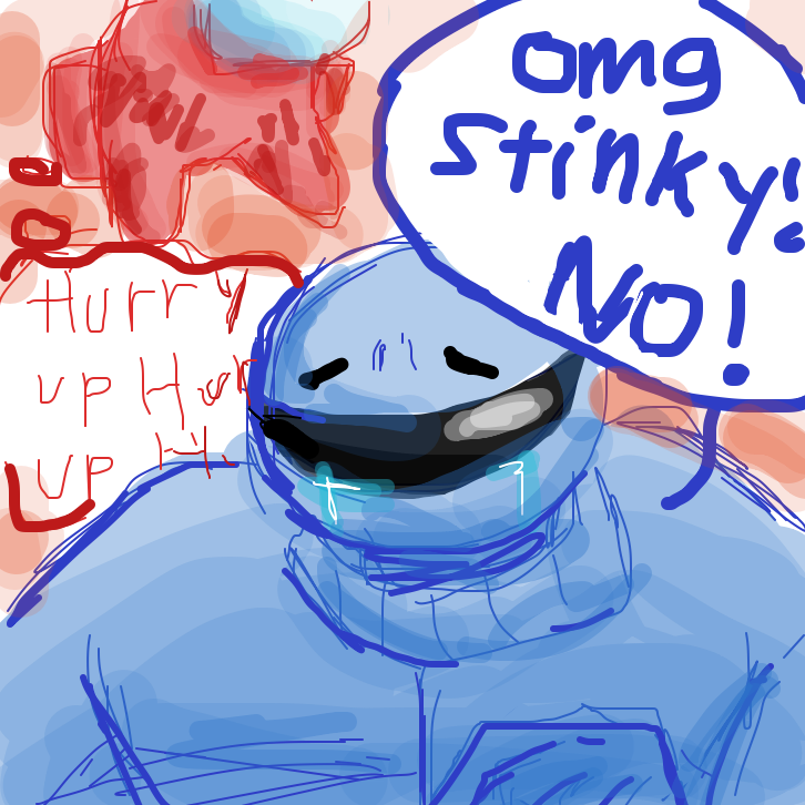 rip stinky :,( - Online Drawing Game Comic Strip Panel by rawrwhy 