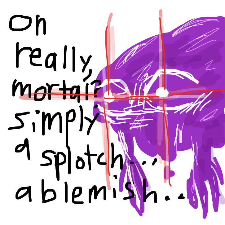 spooky purple blob - Online Drawing Game Comic Strip Panel by rawrwhy 