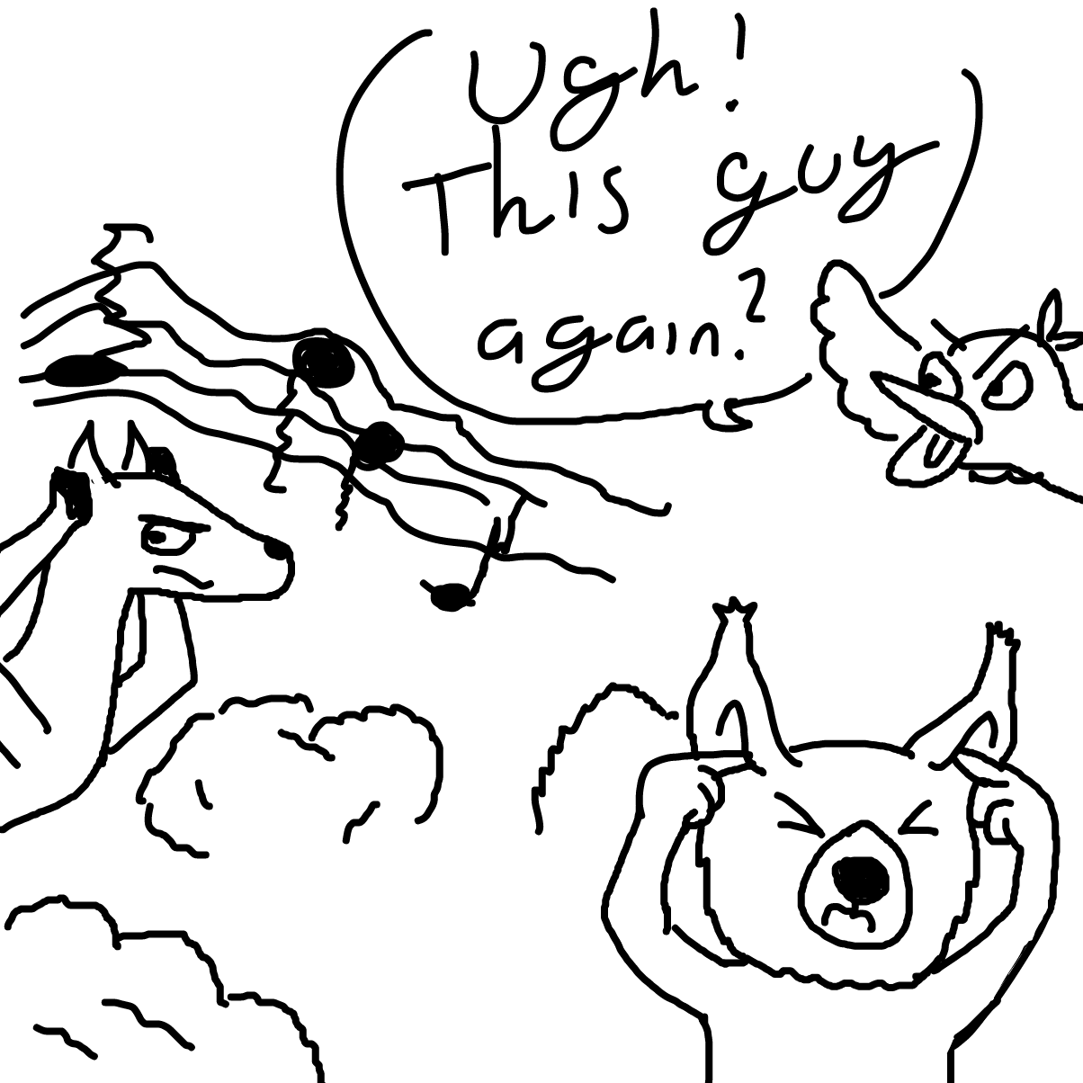  - Online Drawing Game Comic Strip Panel by CherryFlavored