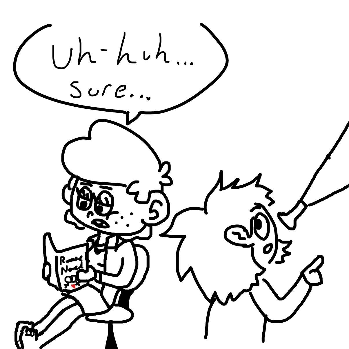  - Online Drawing Game Comic Strip Panel by CherryFlavored