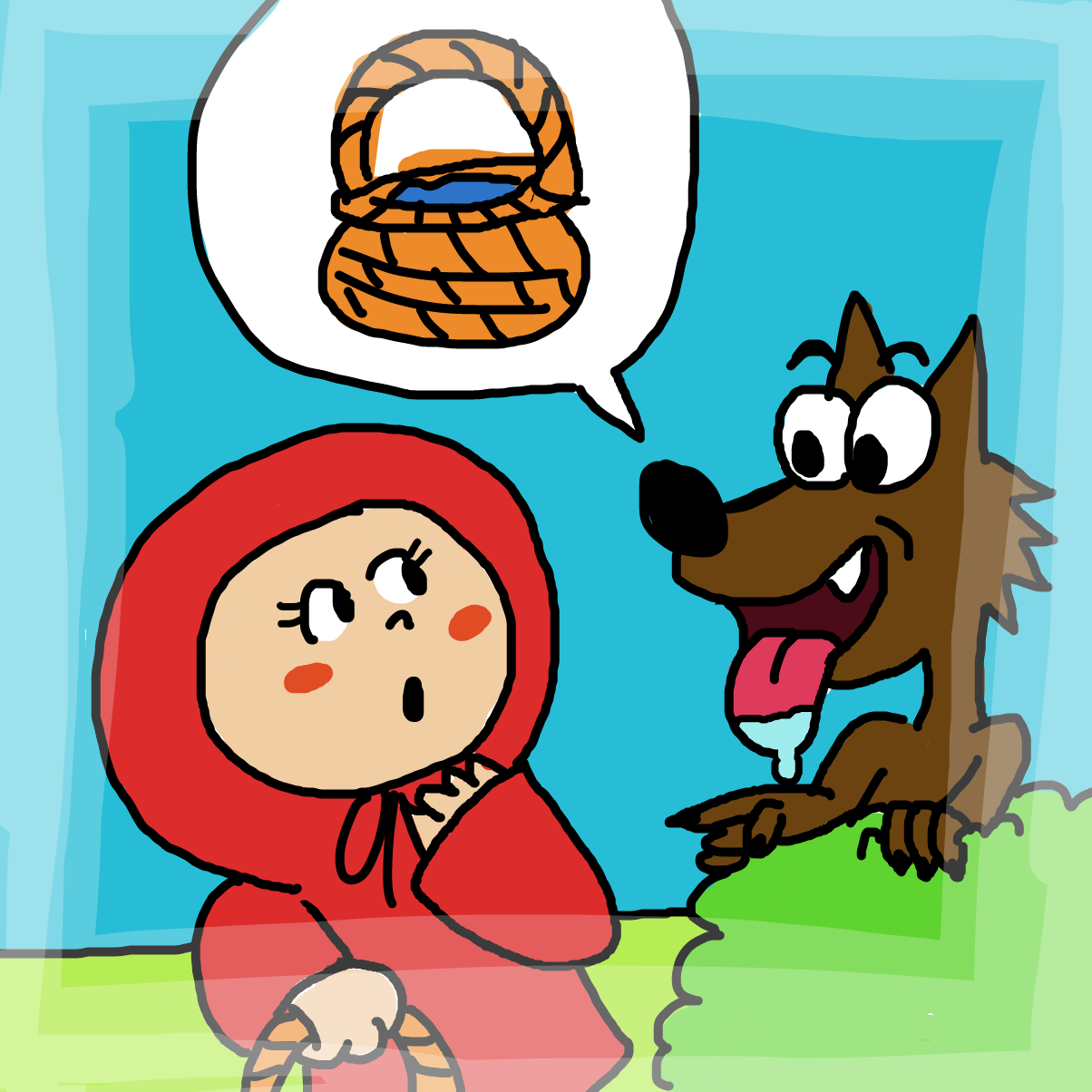  - Online Drawing Game Comic Strip Panel by CherryFlavored