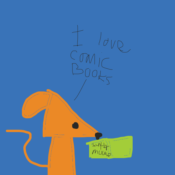 Drawing in Cat and mouse by Drawception guy