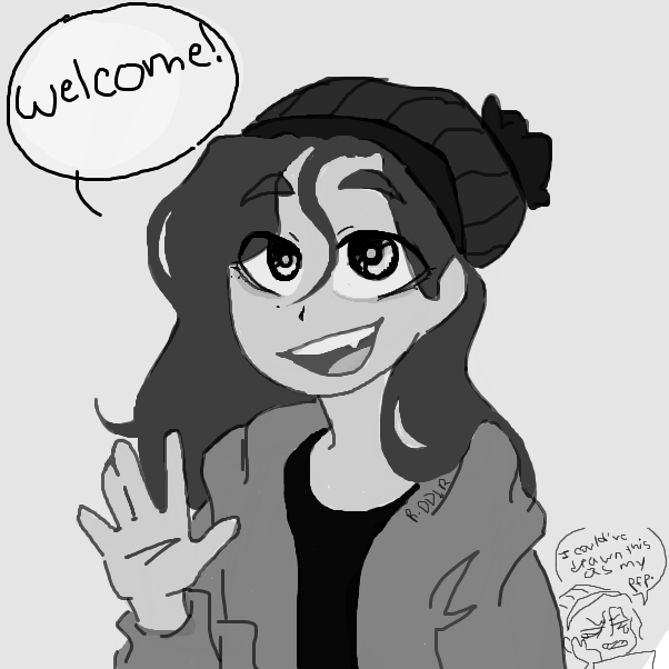 Drawing in Im new here... by RandomDoodler