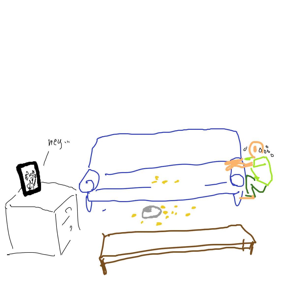  - Online Drawing Game Comic Strip Panel by Scribbledabble