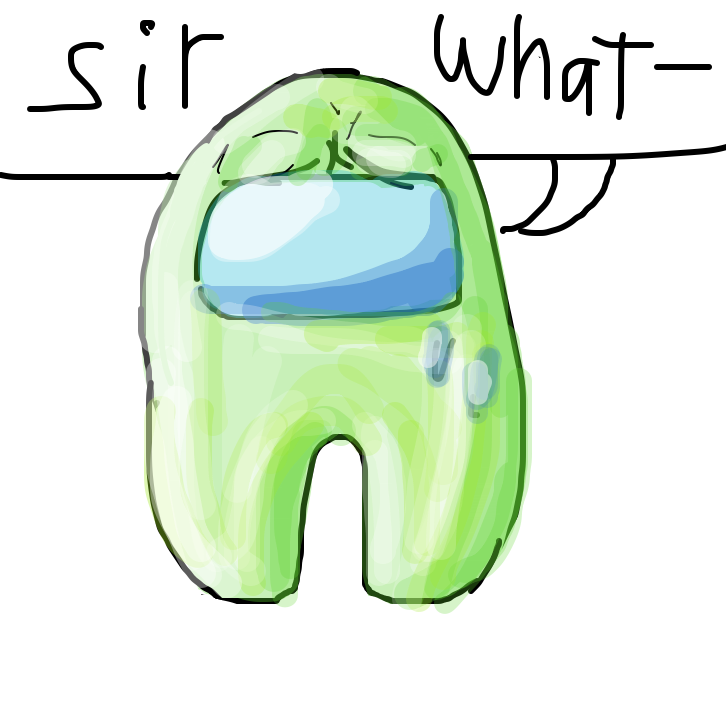 Drawing in Among us diapers by rawrwhy 