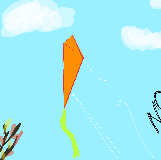 Drawing in a fall day by lucid