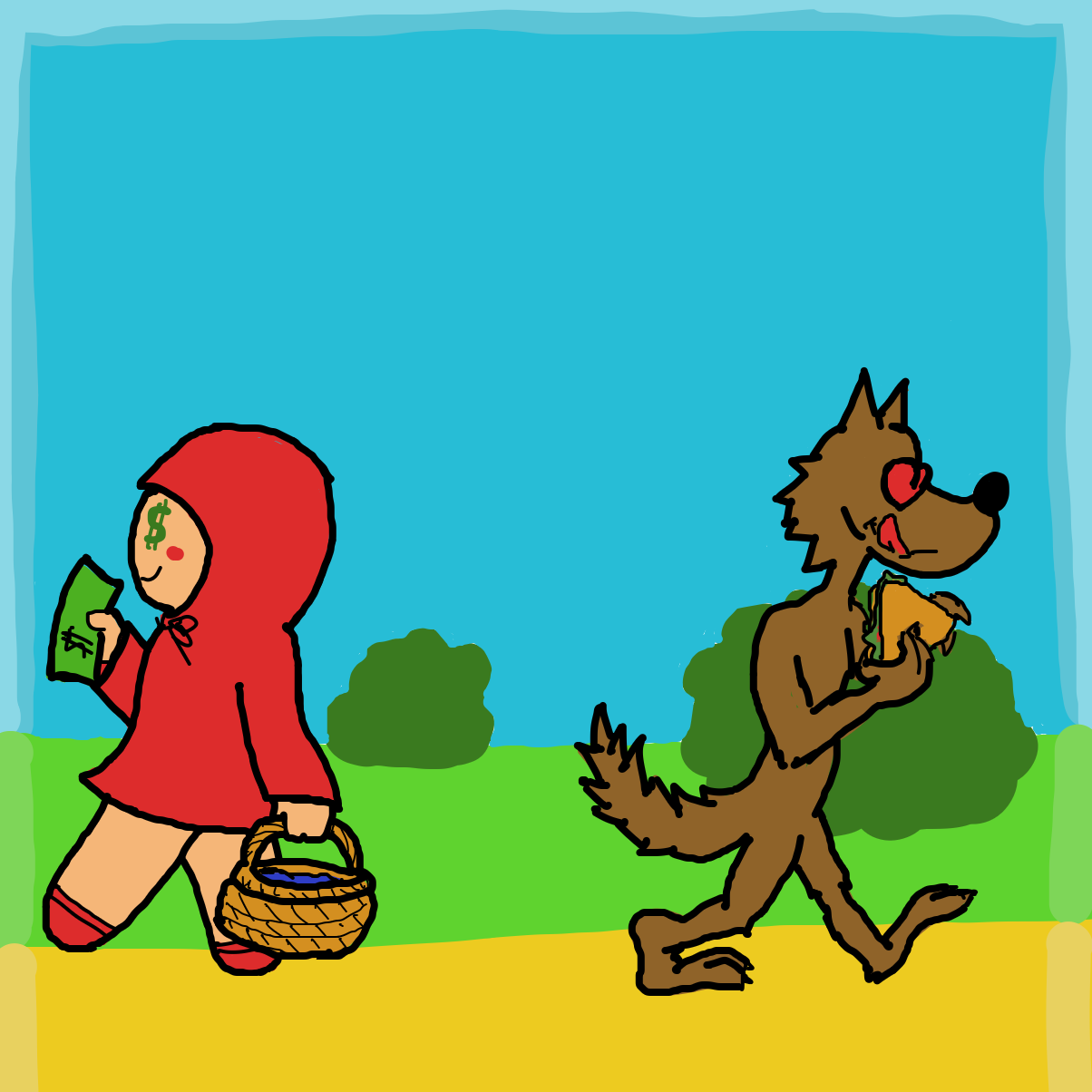  - Online Drawing Game Comic Strip Panel by Scribbledabble