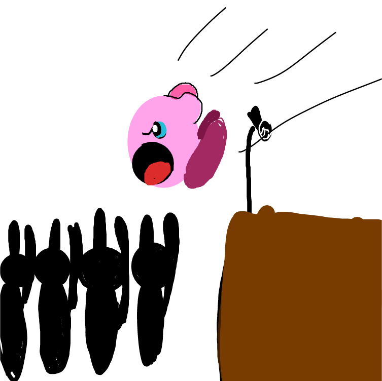 Drawing in Kirby Dance Party Part 2 by lucid
