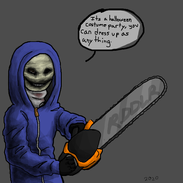 This was my halloween costume irl. - Online Drawing Game Comic Strip Panel by RandomDoodler