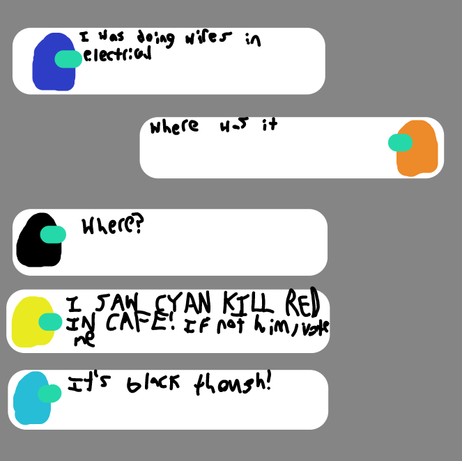 Drawing in Among us part three by Mr. Mint