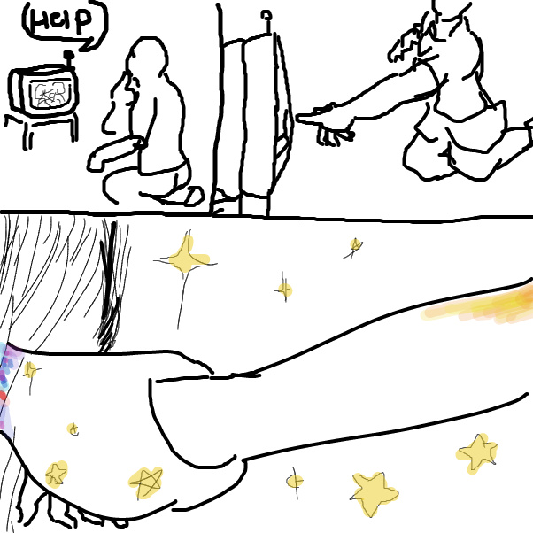 Drawing in Dude Chilling: The Movie: The Comic by Davidguyette