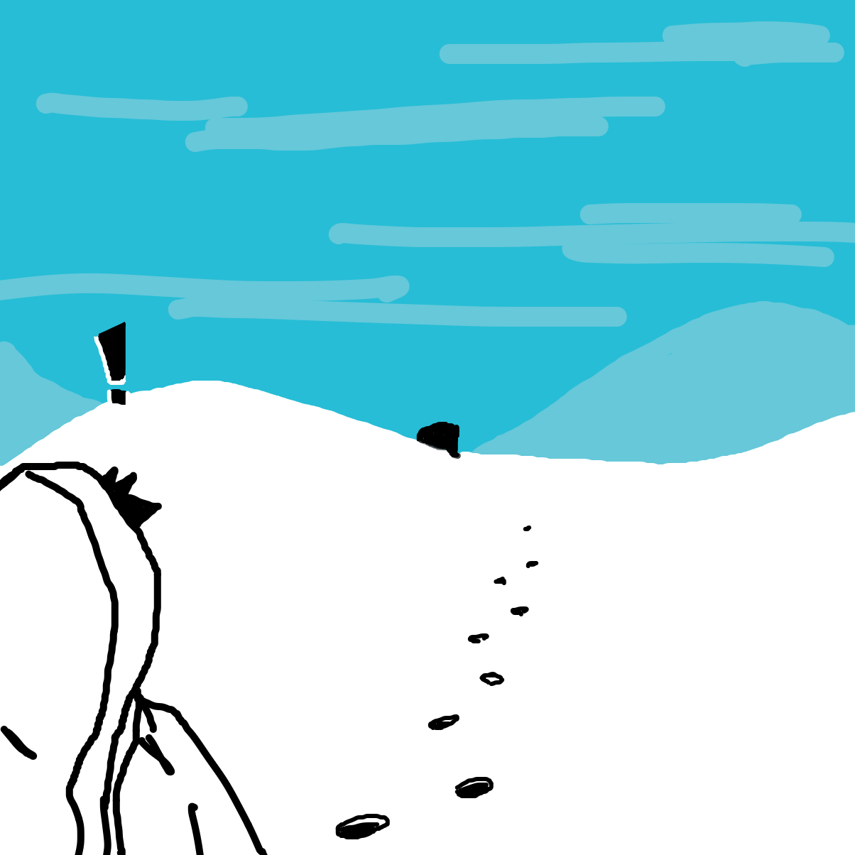 Drawing in Snow Walk by Scribbledabble