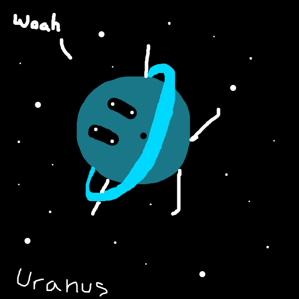 Drawing in add a planet every panel by DoodleBug