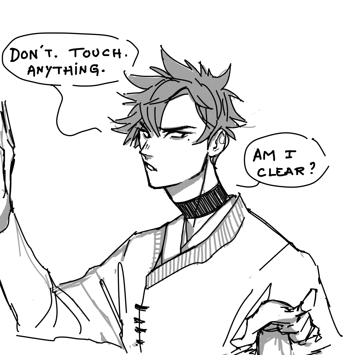 Drawing in Don’t you dare by Oscarsjunk