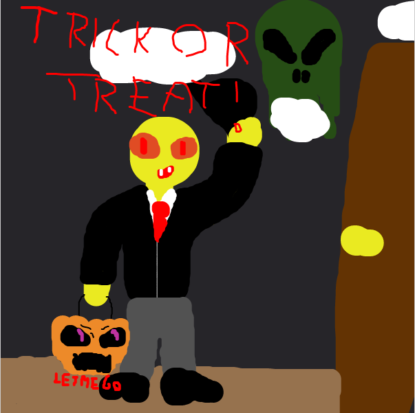 Drawing in O.c after Halloween Party!  by Nejt