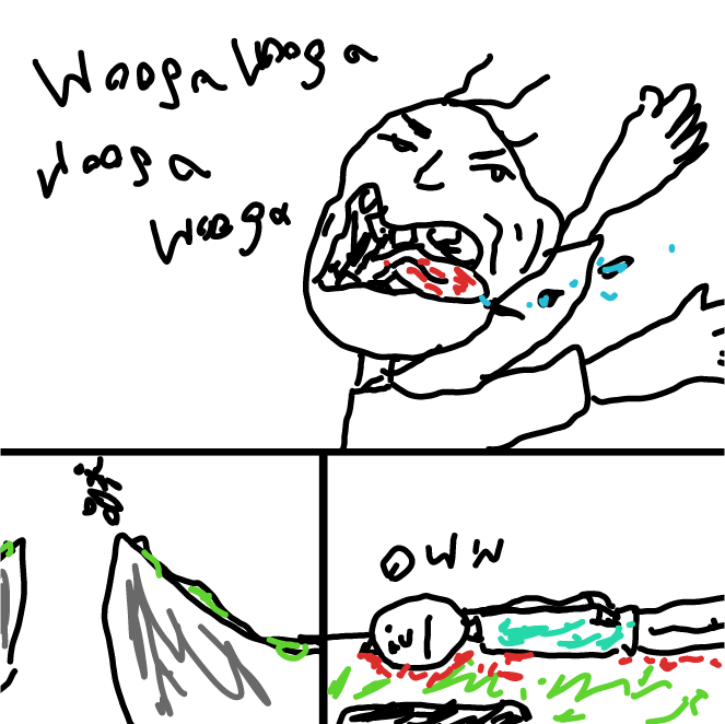 Drawing in draw the stuff he passes by on the hill by Mr. Mint