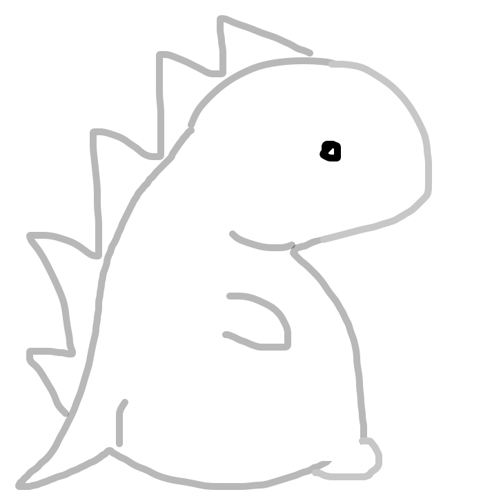 Drawing in dino lamp oh yeah by rawrwhy 