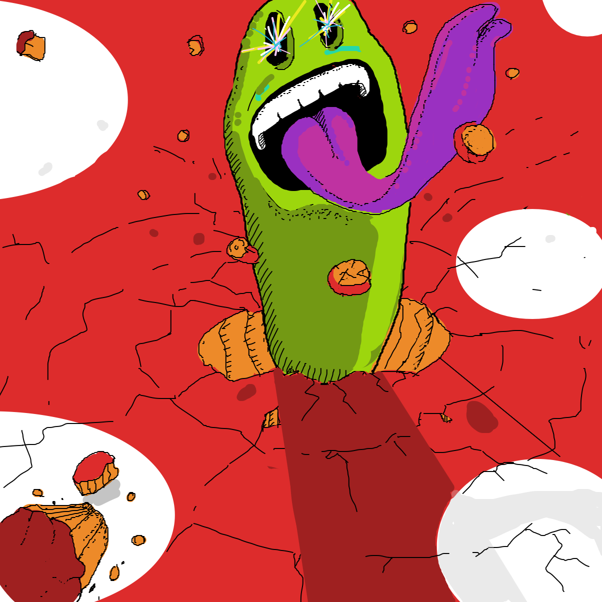  - Online Drawing Game Comic Strip Panel by Paperclips