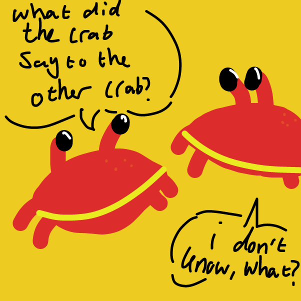 Drawing in crabs by Bushu