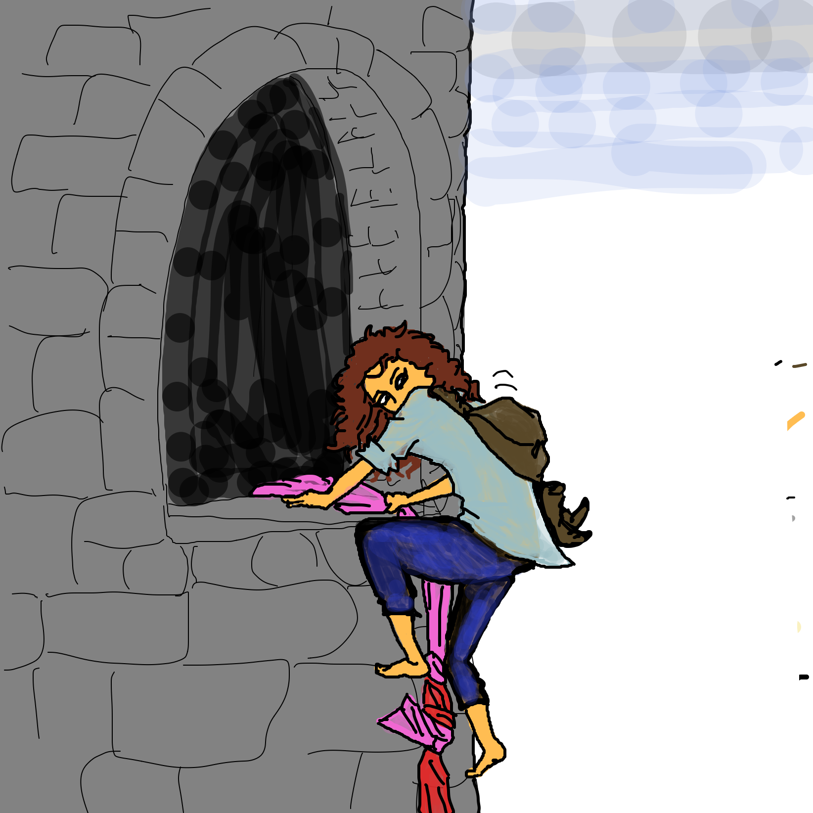  - Online Drawing Game Comic Strip Panel by Scribbledabble