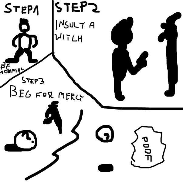 Drawing in Ask Mystery anything II by Nejt