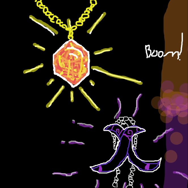 Drawing in hexagon by DoodleBug