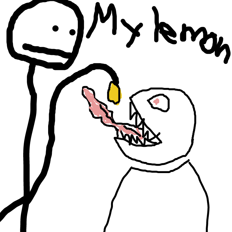 Drawing in when LIFE gives you lemons by Duncan