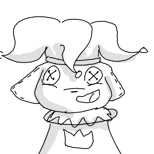 Drawing in pail as a wolf  by popitycorn