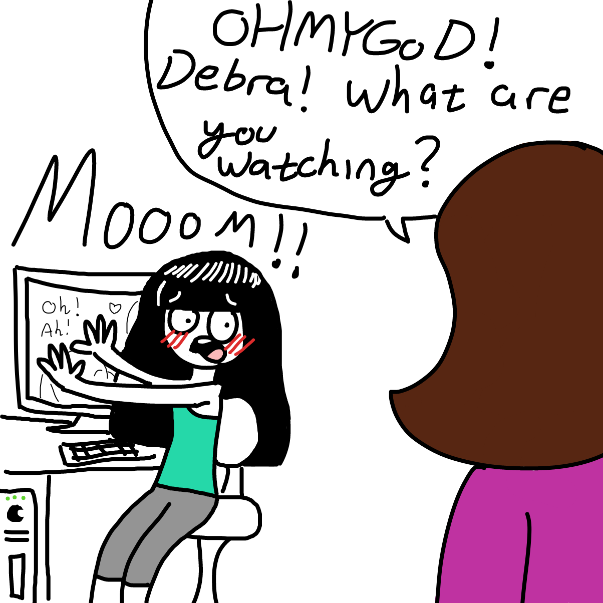  - Online Drawing Game Comic Strip Panel by CherryFlavored