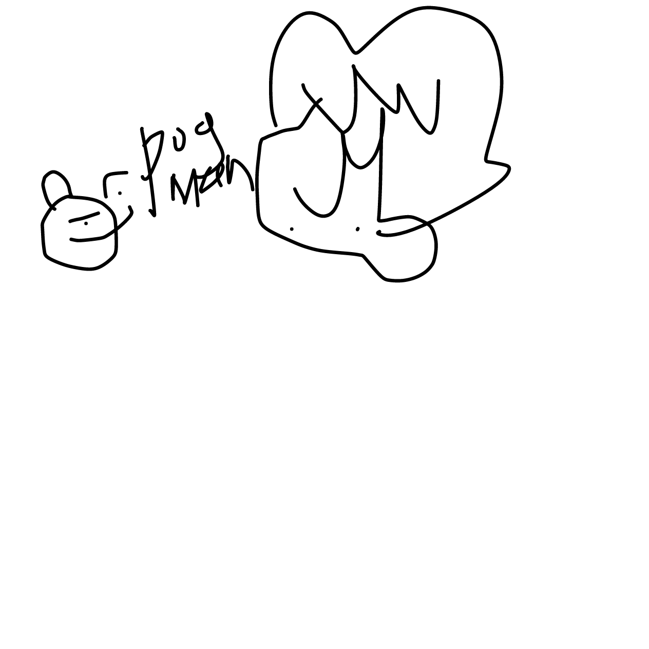 pugman is retarded so make it serm like it - Online Drawing Game Comic Strip Panel by TheOddExplorers