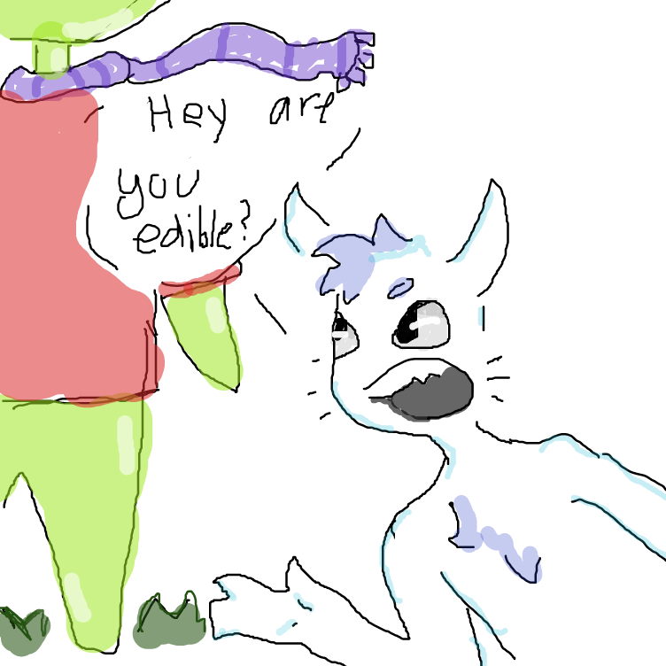 Drawing in apple by booboobear