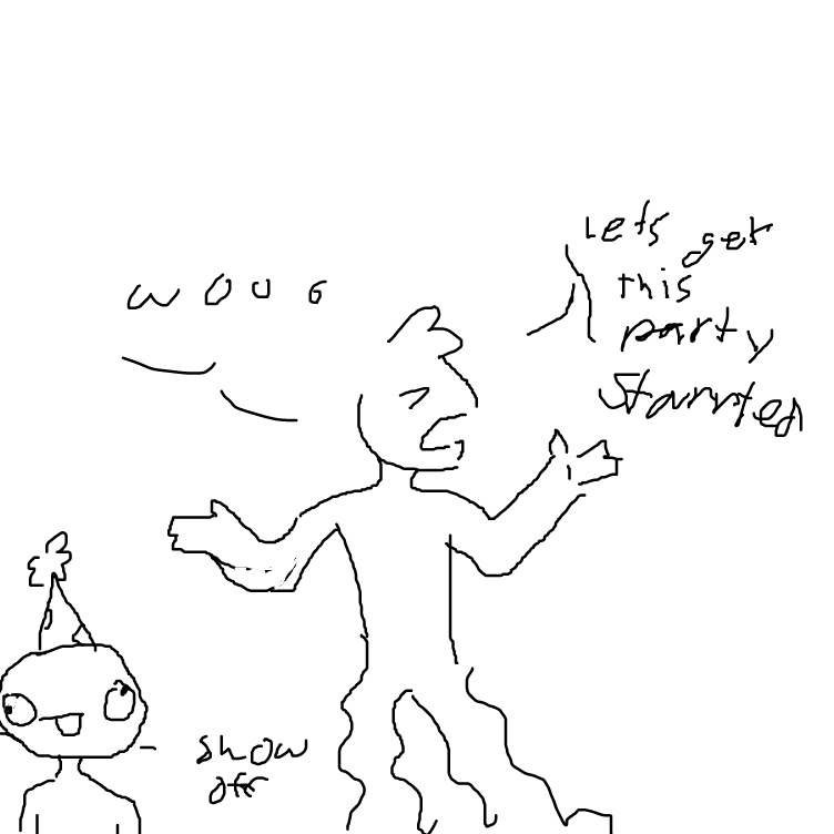  - Online Drawing Game Comic Strip Panel by booboobear