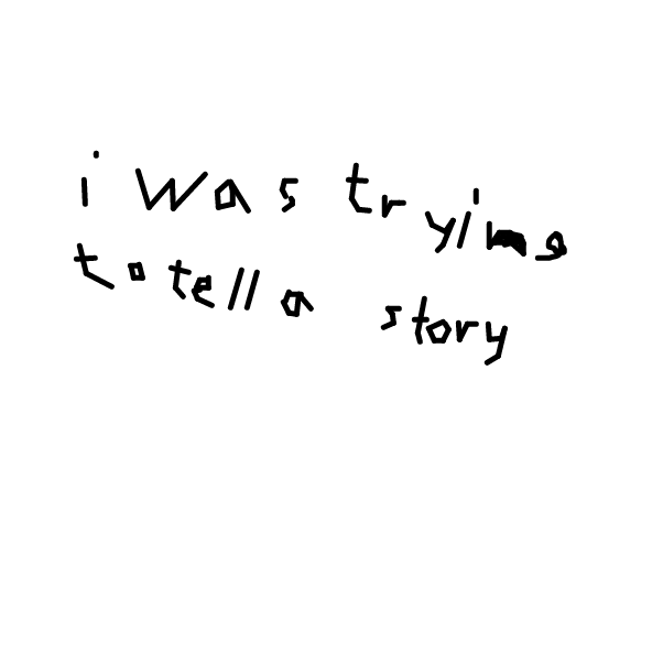 Drawing in going to the store do you need anything by FunOBot