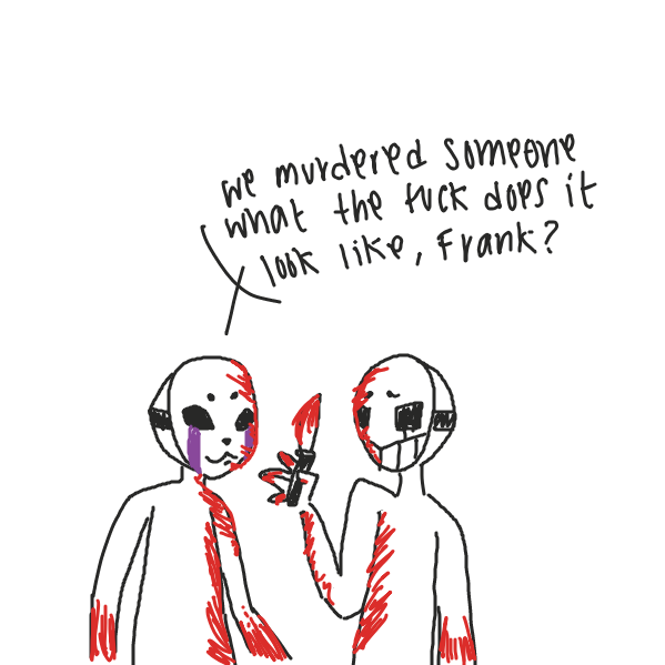 Drawing in You fools! by y3liak