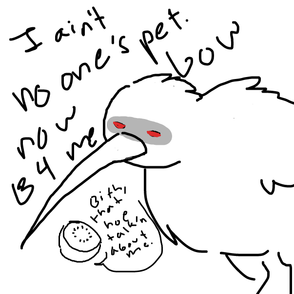 Drawing in kiwi by RandomDoodler