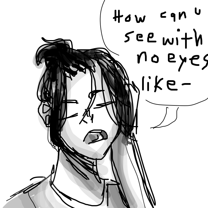 Drawing in Ask Mystery anything II by rawrwhy 