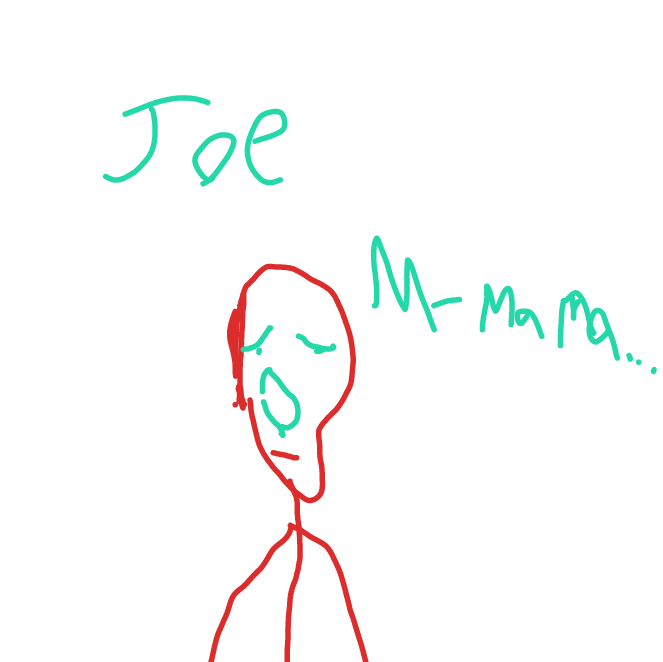 Drawing in Who's Joe 2.0 by Mr. Mint