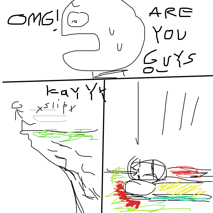 make it even lower quality every cycle lol - Online Drawing Game Comic Strip Panel by rawrwhy 